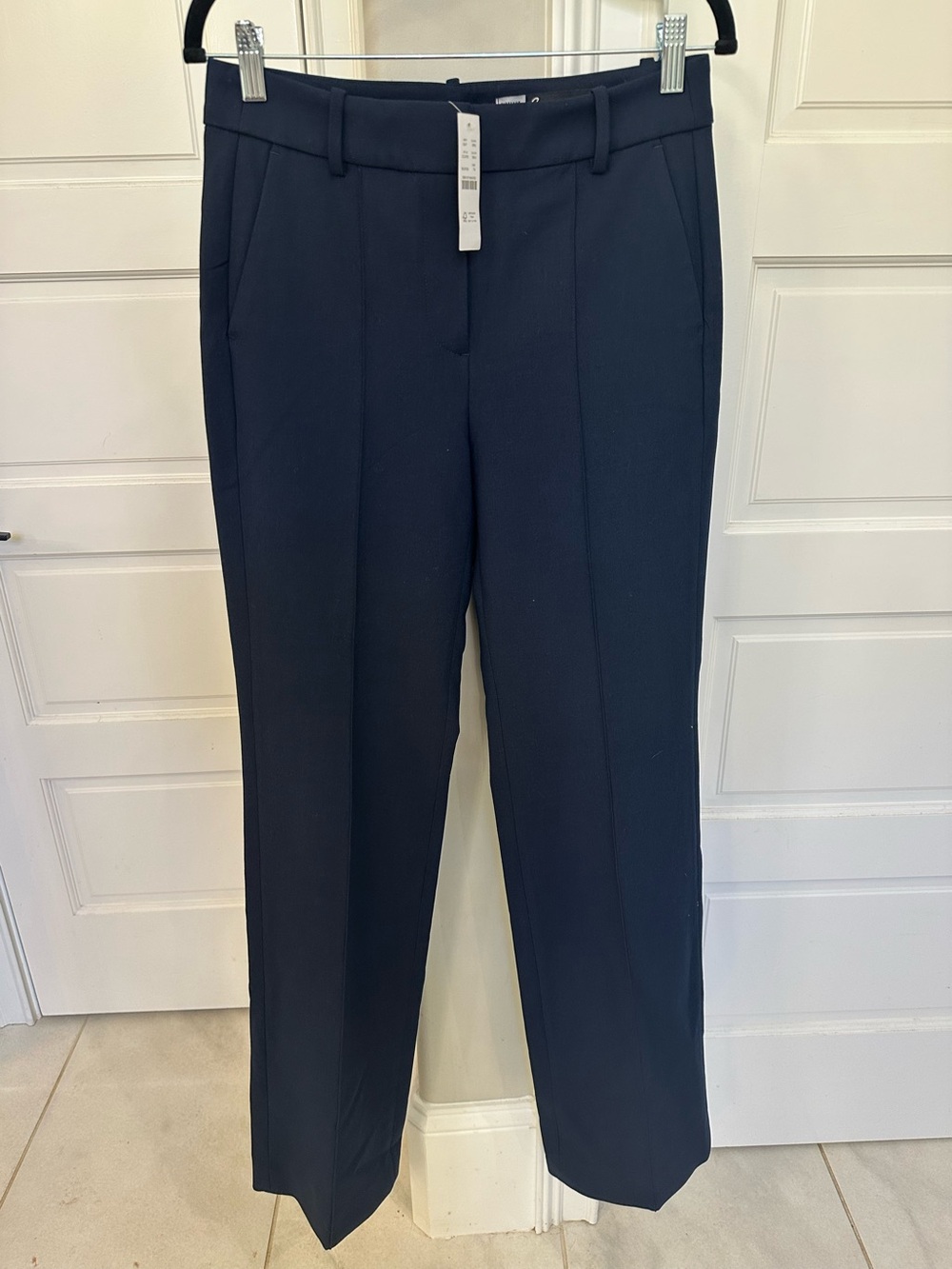 J.Crew Natalia Pant Four-Season Stretch Navy Tall 4T CC478 Carreman Fabric NWT